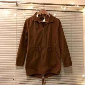Forever 21 Drawstring Utility Jacket, S